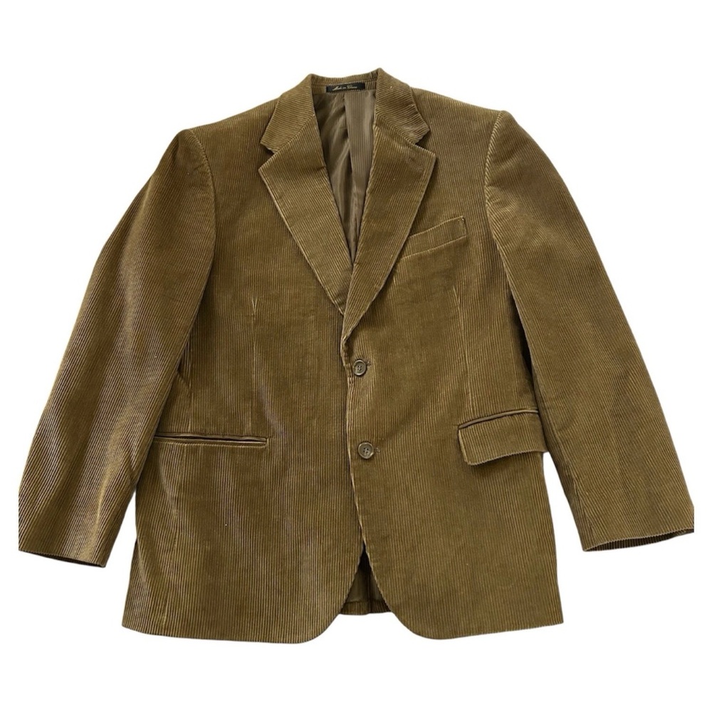 Huntvalley Gentlemen’s Clothing 2 Button Curdoroy Blazer Jacket Size 40 R